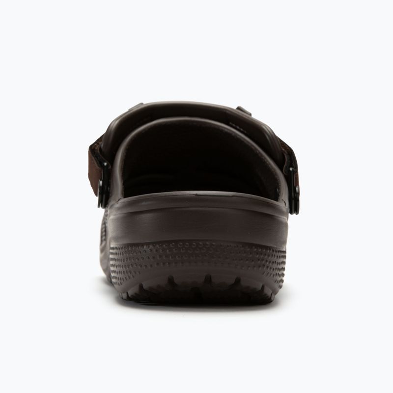 Herren Crocs Yukon Vista II Clog espresso flip-flops 7