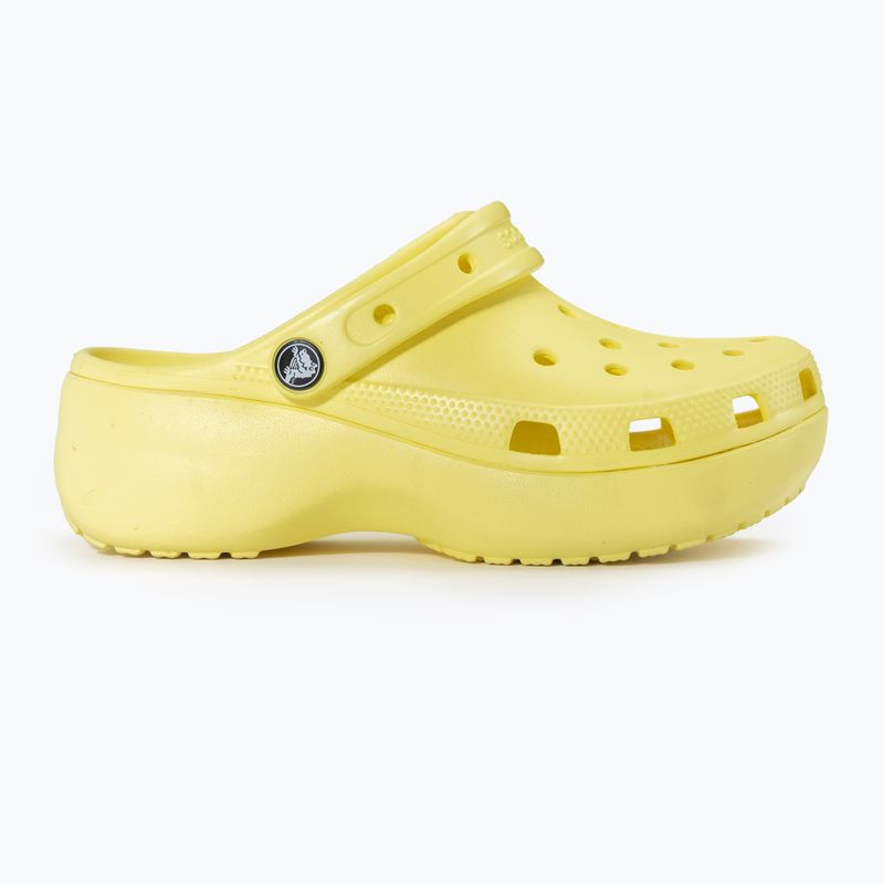 Crocs Classic Platform Clog Banane Damen Flip-Flops 4