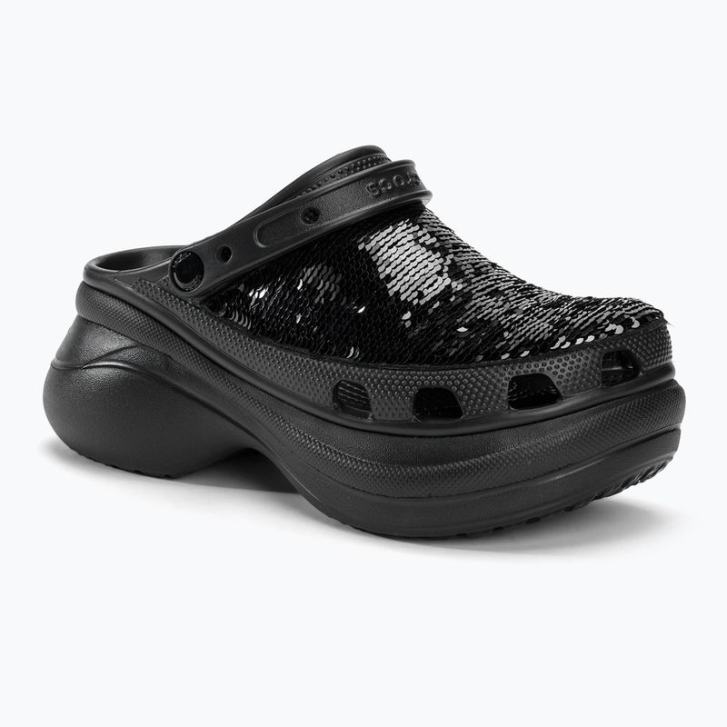 Slides Schlappen  Damen Crocs Classic Bae Sequin black/multi