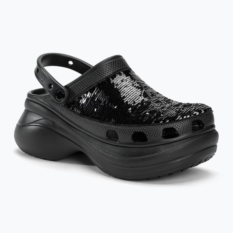 Slides Schlappen  Damen Crocs Classic Bae Sequin black/multi 2