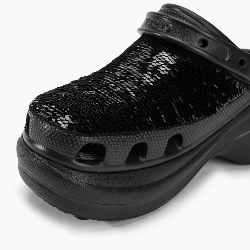 Slides Schlappen  Damen Crocs Classic Bae Sequin black/multi 10