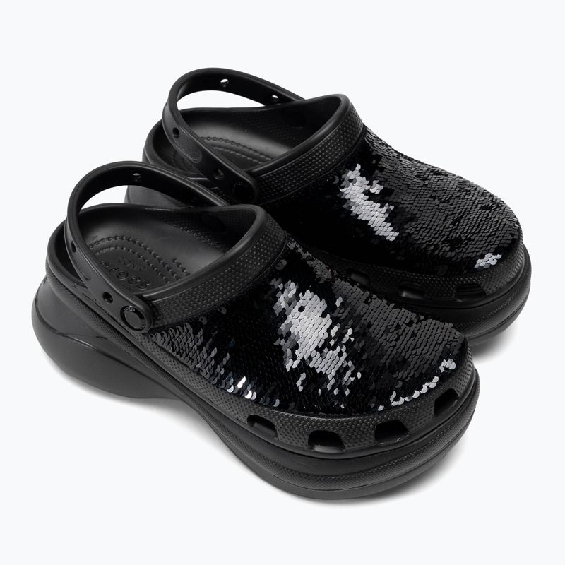 Slides Schlappen  Damen Crocs Classic Bae Sequin black/multi 5