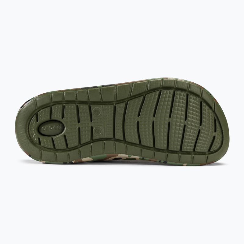 Crocs LiteRide Printed Camo Clog schwarz/multi Flip-Flops 5