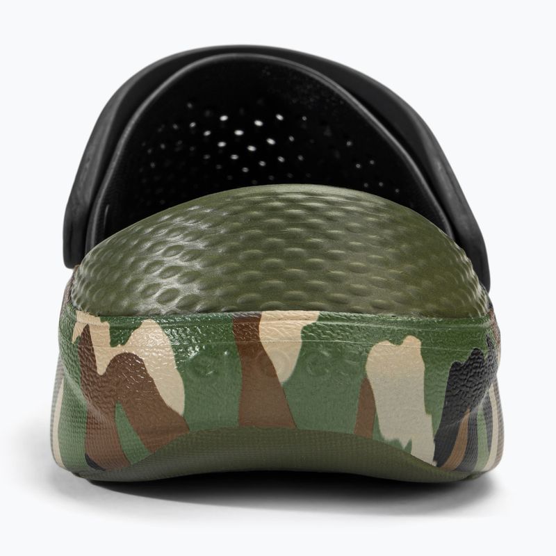 Crocs LiteRide Printed Camo Clog schwarz/multi Flip-Flops 7