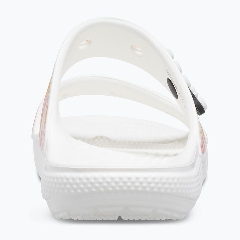 Crocs Classic Crocs Tie-Dye Graphic Sandale weiß 207283-928 Pantoletten 10