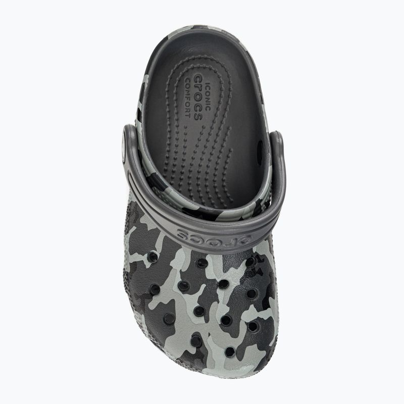 Crocs Classic Camo Clog T grau Kinder-Pantoletten 207593-097 7