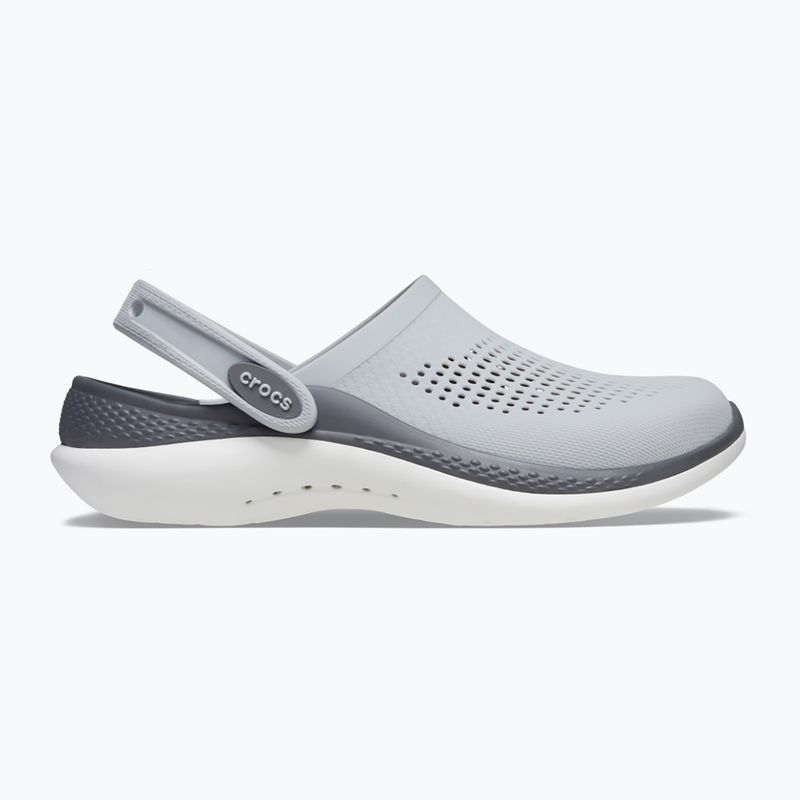 Badelatschen Crocs LiteRide 360 Clog light grey/slate grey 2