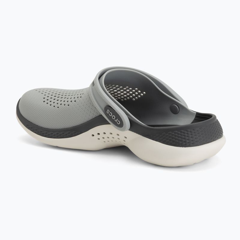 Badelatschen Crocs LiteRide 360 Clog light grey/slate grey 4