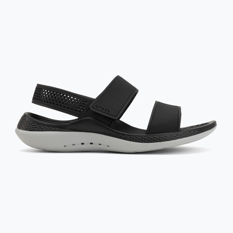 Damen-Sandalen Crocs Literide 360 black/light grey 2