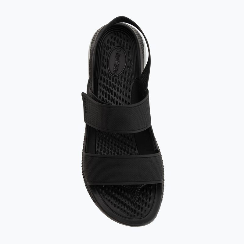 Damen-Sandalen Crocs Literide 360 black/light grey 5