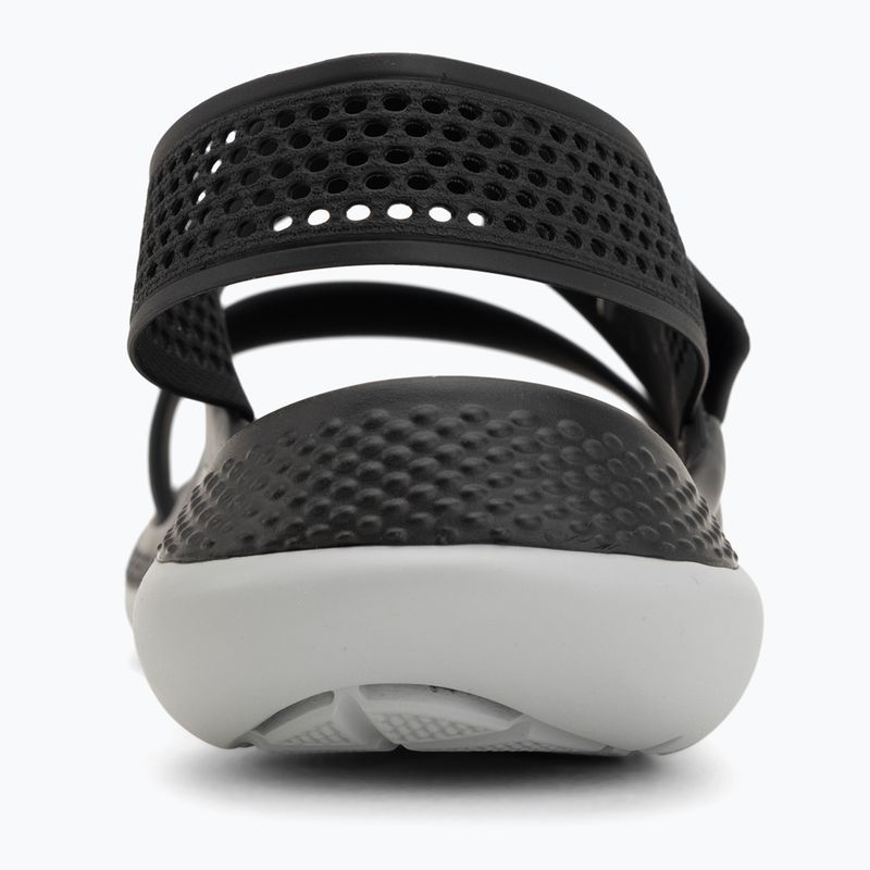 Damen-Sandalen Crocs Literide 360 black/light grey 6