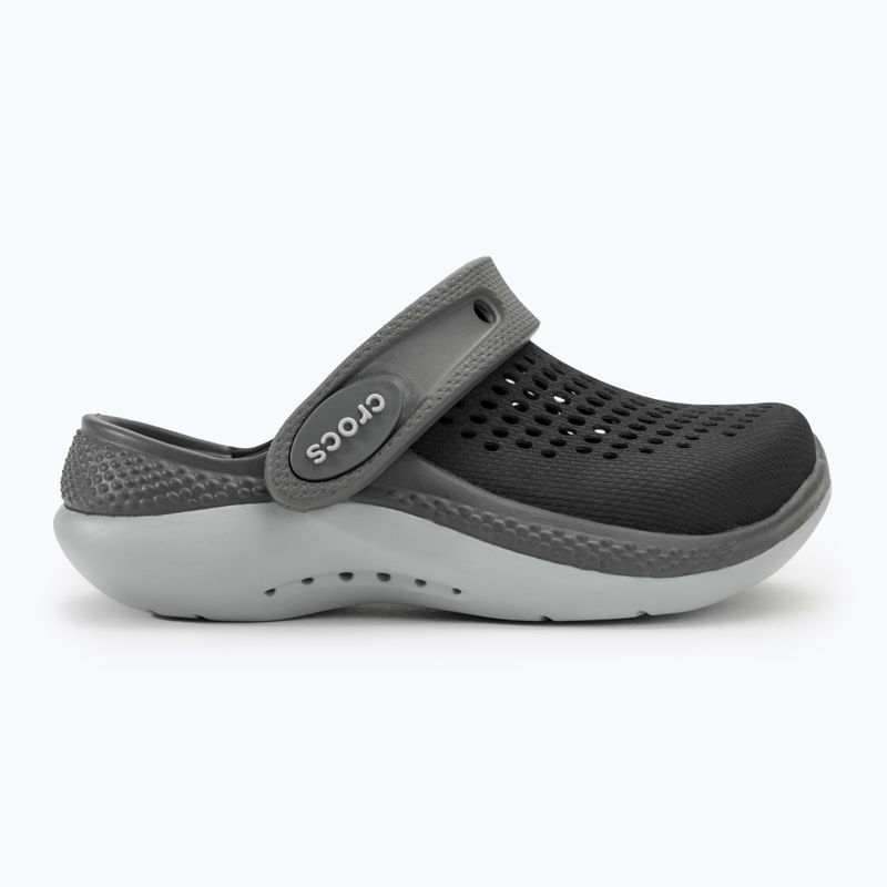 Slides Schlappen  Kinder Crocs LiteRide 360 black/slate grey 3