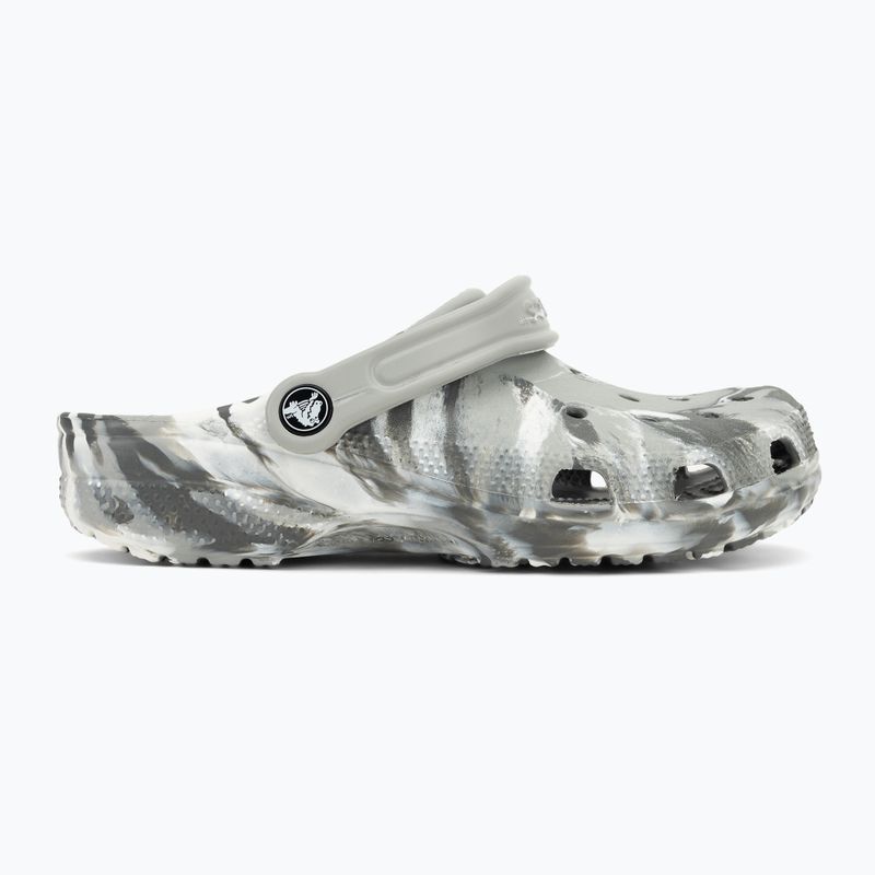Crocs Classic Marbled Clog Flip-Flops hellgrau/mehrfarbig 3