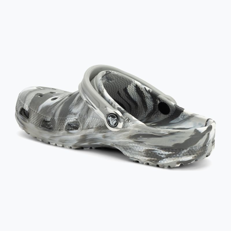 Crocs Classic Marbled Clog Flip-Flops hellgrau/mehrfarbig 4