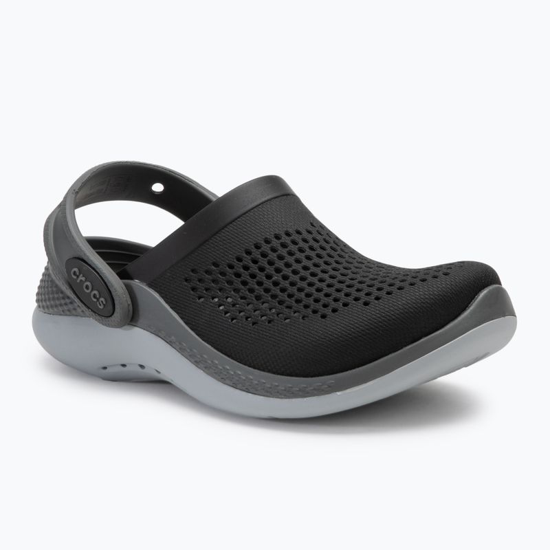 Crocs LiteRide 360 Clog Kinder-Flip-Flops schwarz/schiefergrau 2