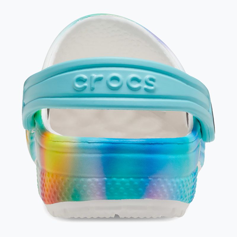 Slides Schlappen  Kinder Crocs Classic Solarized Clog white/multi 11
