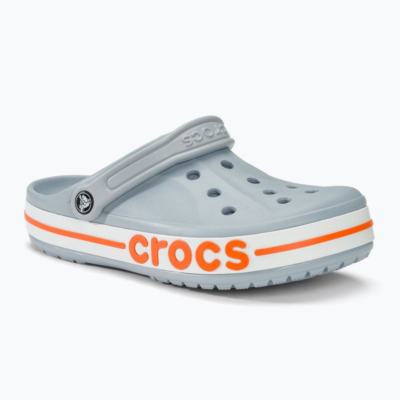 Crocs Bayaband Clog Flip-Flops blau grau/orange 2