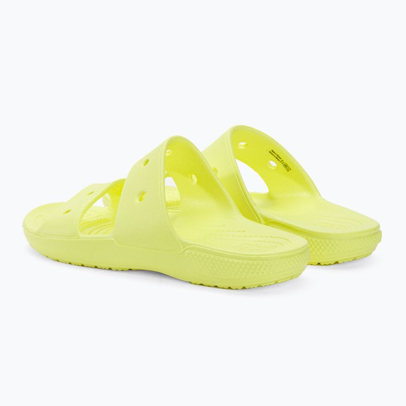 Crocs Klassische Sandale giallo chiaro Pantoletten 3