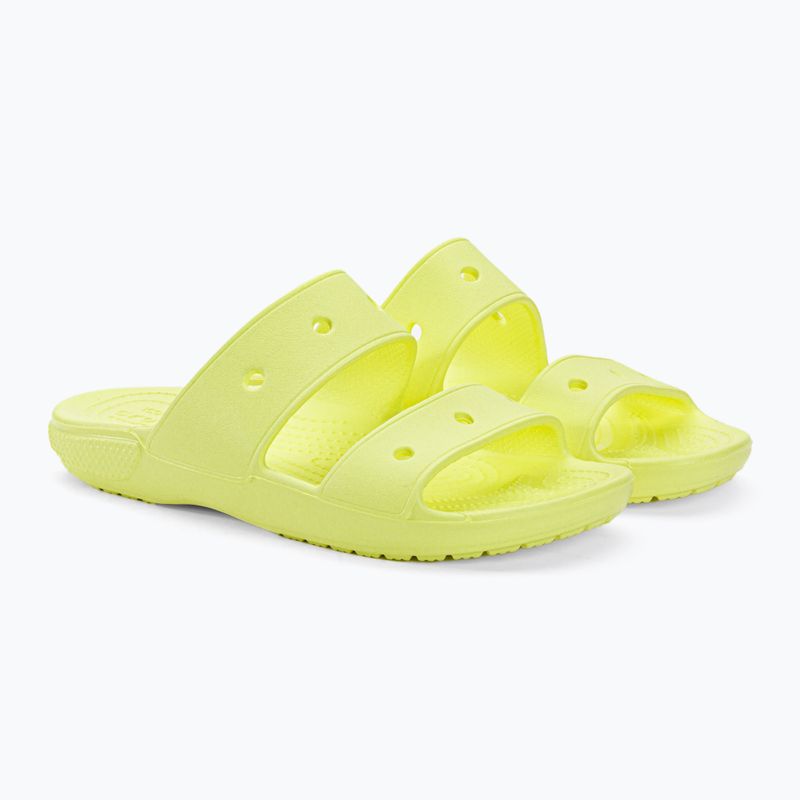 Crocs Klassische Sandale giallo chiaro Pantoletten 4