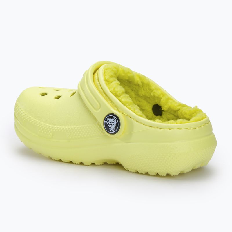 Slides Schlappen  Kinder Crocs Classic Lined sulphur 4