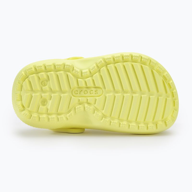 Slides Schlappen  Kinder Crocs Classic Lined sulphur 5