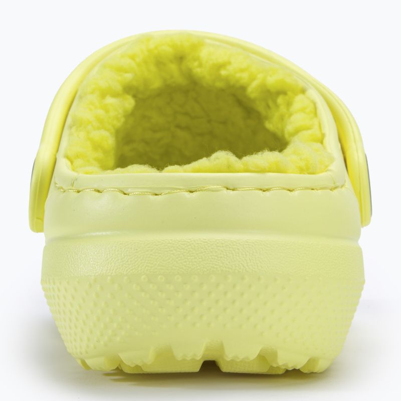 Slides Schlappen  Kinder Crocs Classic Lined sulphur 7