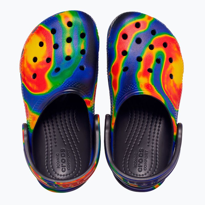 Slides Schlappen  Kinder Crocs Classic Solarized Clog black/navy