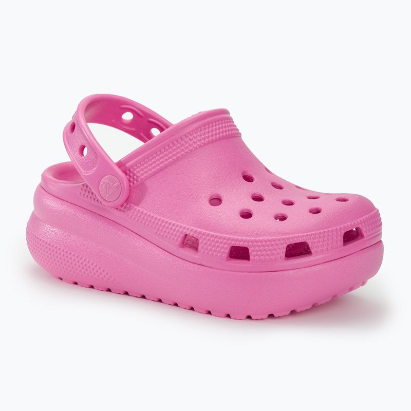 Slides Schlappen  Kinder Crocs Cutie Crush taffy pink 2