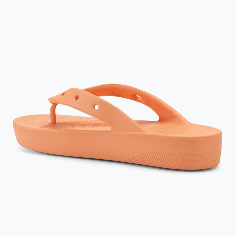 Flip-Flops Damen Crocs Classic Platform papaya