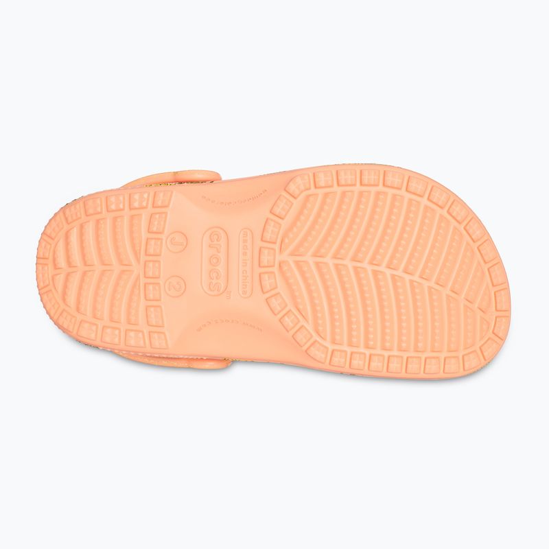 Crocs Classic Pool Party Clog K orange 207826-83E Pantoletten für Kinder 15