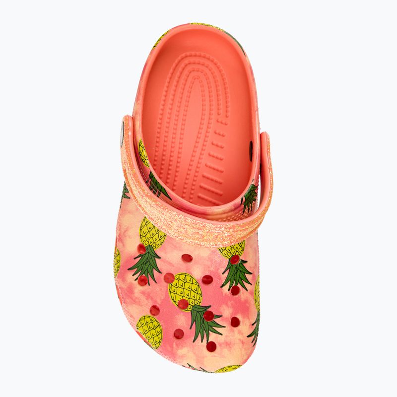 Crocs Classic Pool Party Clog K orange 207826-83E Pantoletten für Kinder 7