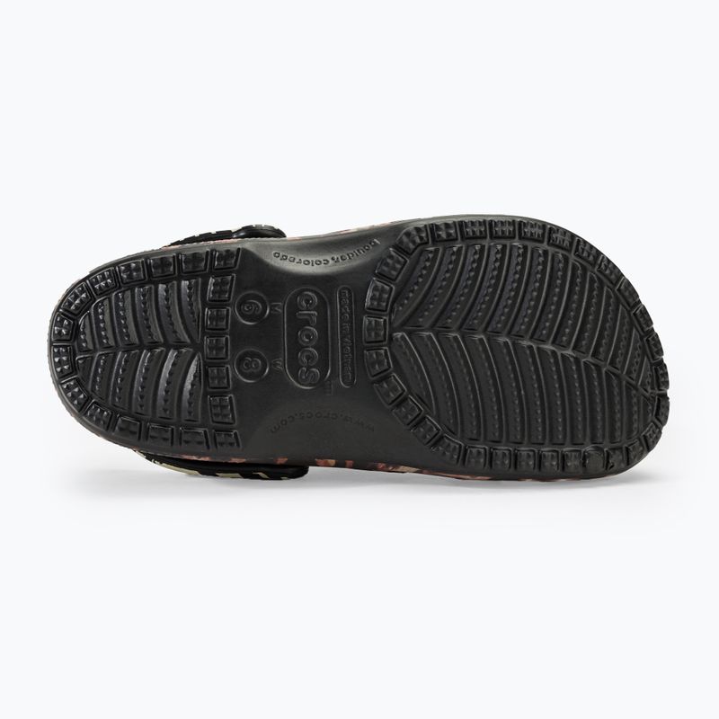 Slides Schlappen  Crocs Classic Animal Remix black/multi animal 5