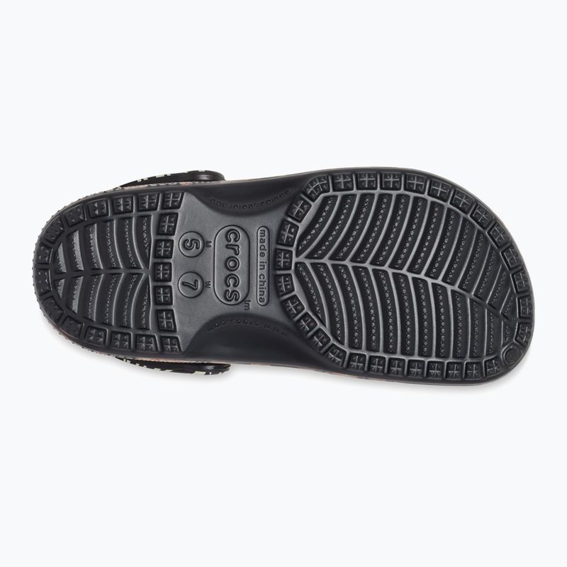 Slides Schlappen  Crocs Classic Animal Remix black/multi animal 13