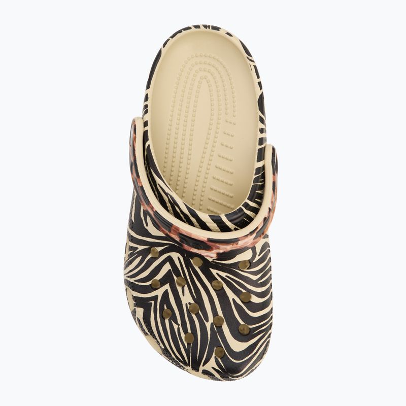 Crocs Classic Animal Remix Knochen/Multi Tier Flip-Flops 6