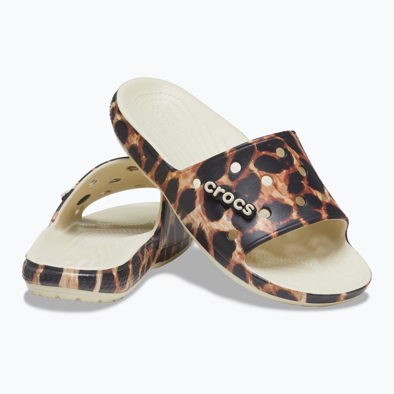 Crocs Classic Crocs Animal Remix Slide schwarz 207841-2Y4 Pantoletten