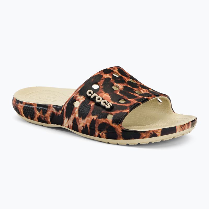 Crocs Classic Crocs Animal Remix Slide schwarz 207841-2Y4 Pantoletten