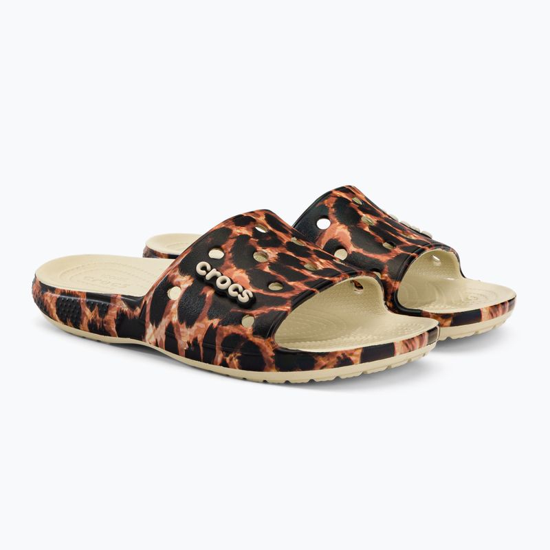 Crocs Classic Crocs Animal Remix Slide schwarz 207841-2Y4 Pantoletten