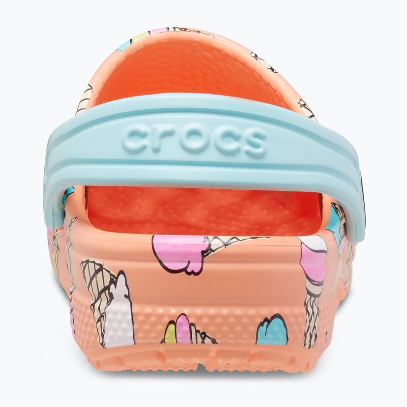 Crocs Classic Pool Party Clog T orange 207846-83E Pantoletten für Kinder 14