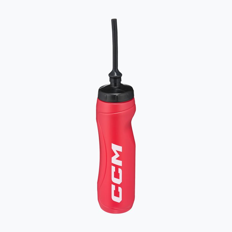 Trinkflasche mit Strohhalm CCM 900 ml red 2