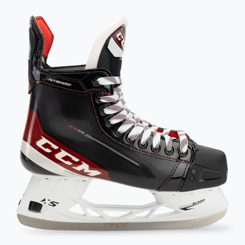 CCM Herren Eishockey Schlittschuhe JetSpeed FT475 SR schwarz 2