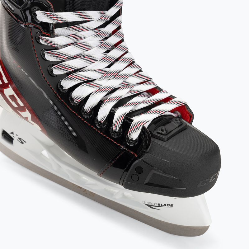 CCM Herren Eishockey Schlittschuhe JetSpeed FT475 SR schwarz 5