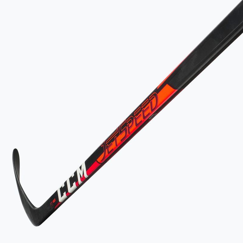 CCM JetSpeed 465 SR schwarzer Hockeyschläger 3