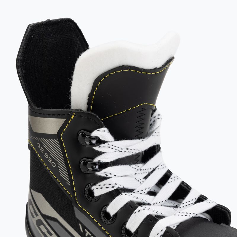 CCM Tacks AS-550 YTH schwarz Kinder Eishockey Schlittschuhe 5
