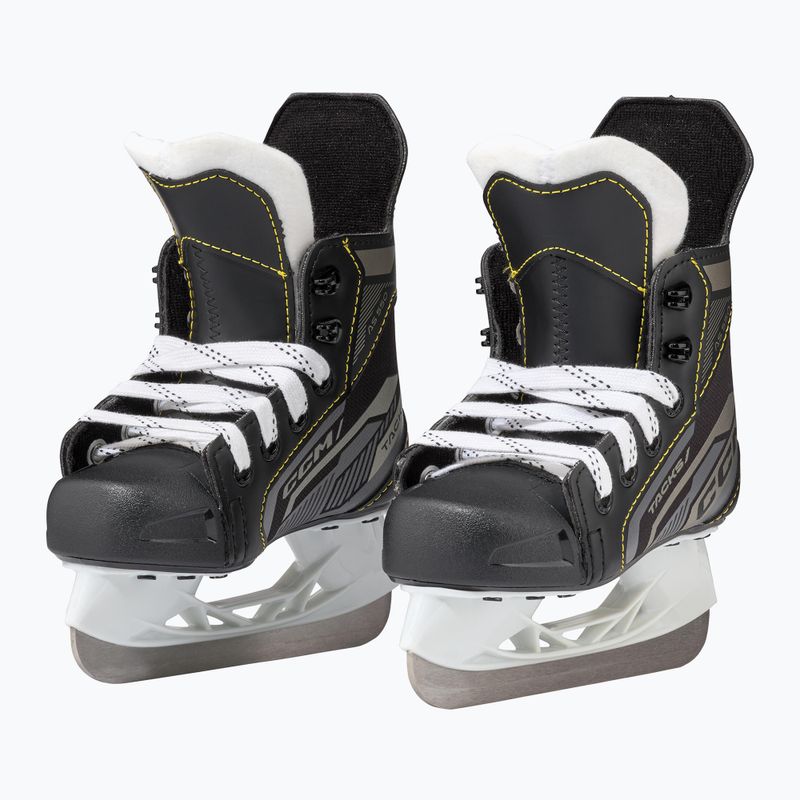 CCM Tacks AS-550 YTH schwarz Kinder Eishockey Schlittschuhe 4