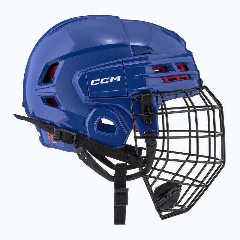 CCM Tacks 70 Combo Hockeyhelm royal 3