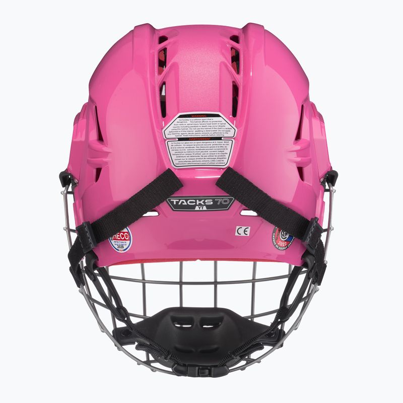 CCM Tacks 70 Combo rosa Kinder-Hockeyhelm 4