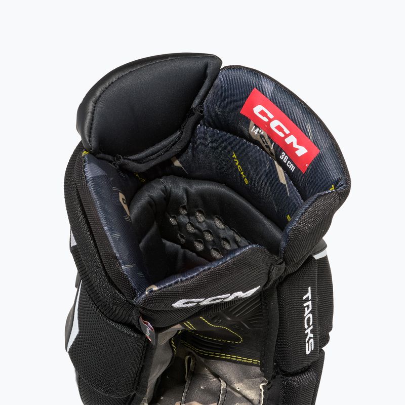 CCM Tacks AS-V Pro SR schwarz/weiss Hockeyhandschuhe 4