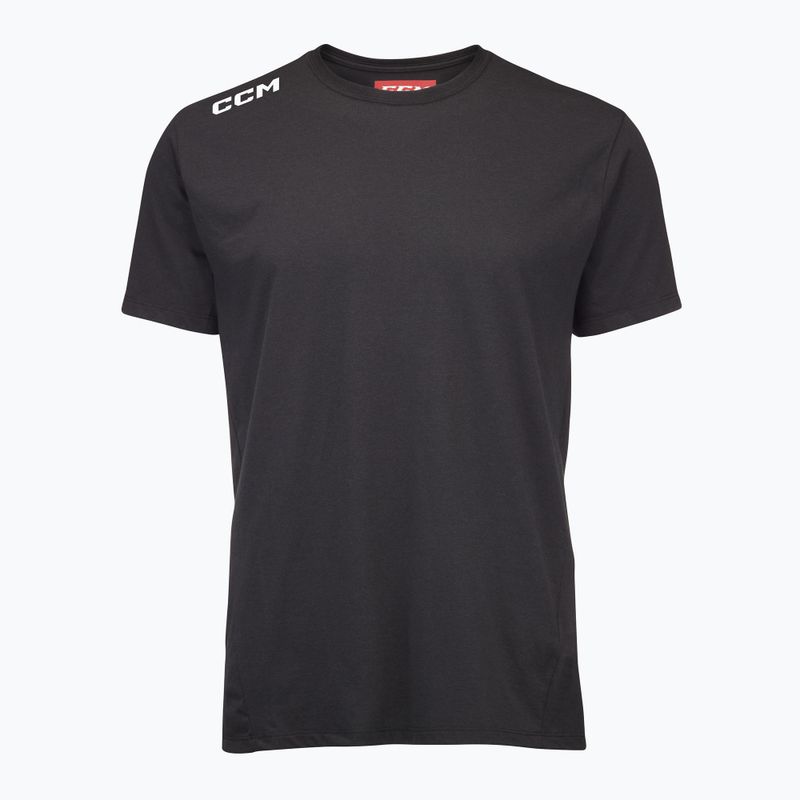 Herren CCM Team Premium Essential SR T-Shirt schwarz