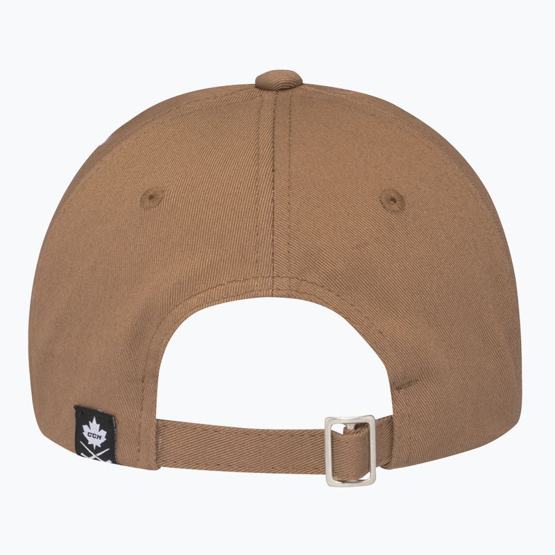 CCM All Outside Slouch braun Baseballkappe 2