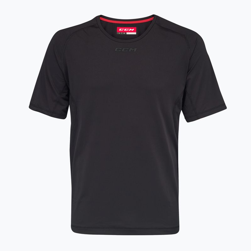 CCM Training SR Herren-T-Shirt schwarz